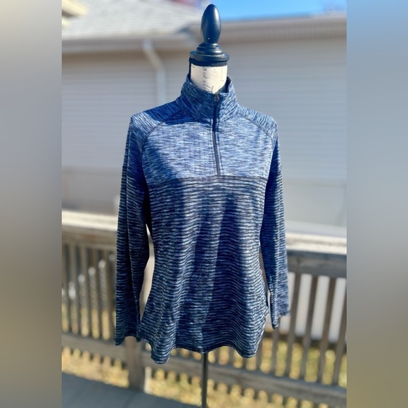 Avia Tops - Avia Blue Moisture Wicking Athletic Top Size L EUC!​​​​
